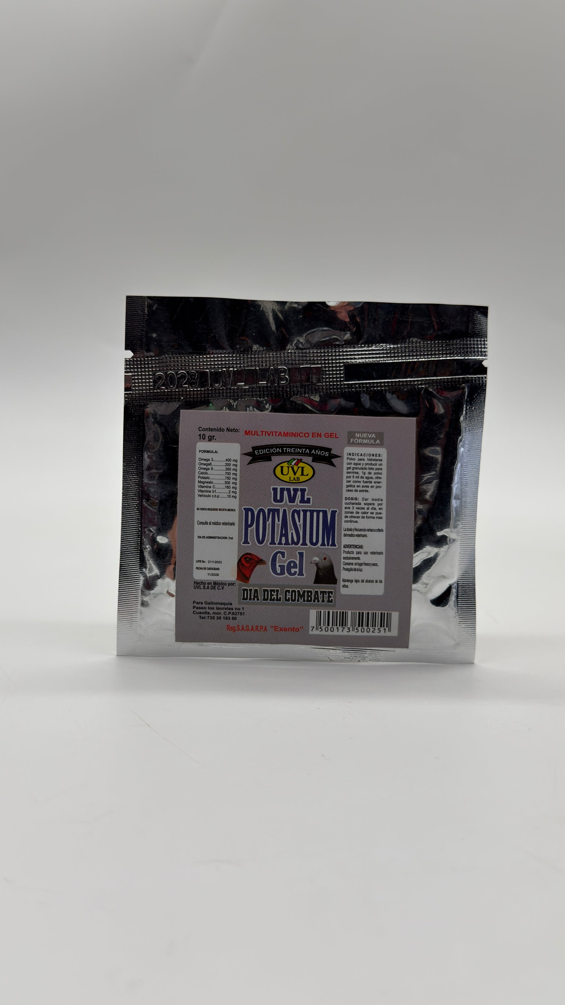 Uvl potasium gel