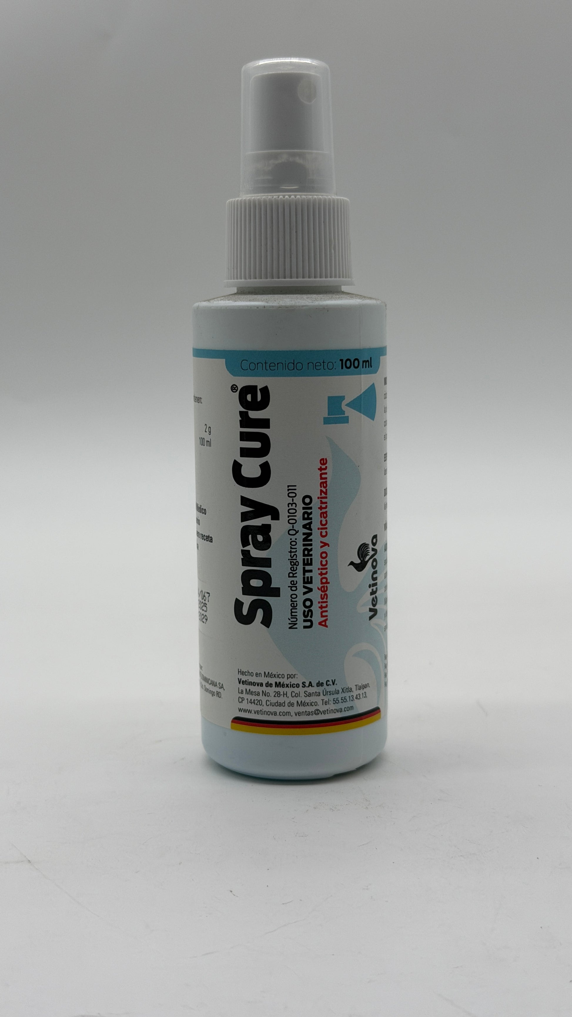 Spray cure